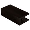 CRL Oil Rubbed Bronze No-Drill Fixed Panel Glass Clamp for