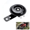 NIYATA Motorcycle Horn, 12V Powerful Universal Horn 12V Car Loud and Waterproof Horn 12V for Motorcycle Car Scooter Truck Moped (Black)