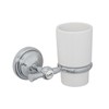 Croydex Flexi-Fix 1919 Easy to Fit Tumbler,Chrome,10.2 x 14.2 x
