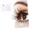 Baluue 2pcs Lash Extension Pallet Professional Eyelash Display Plates for