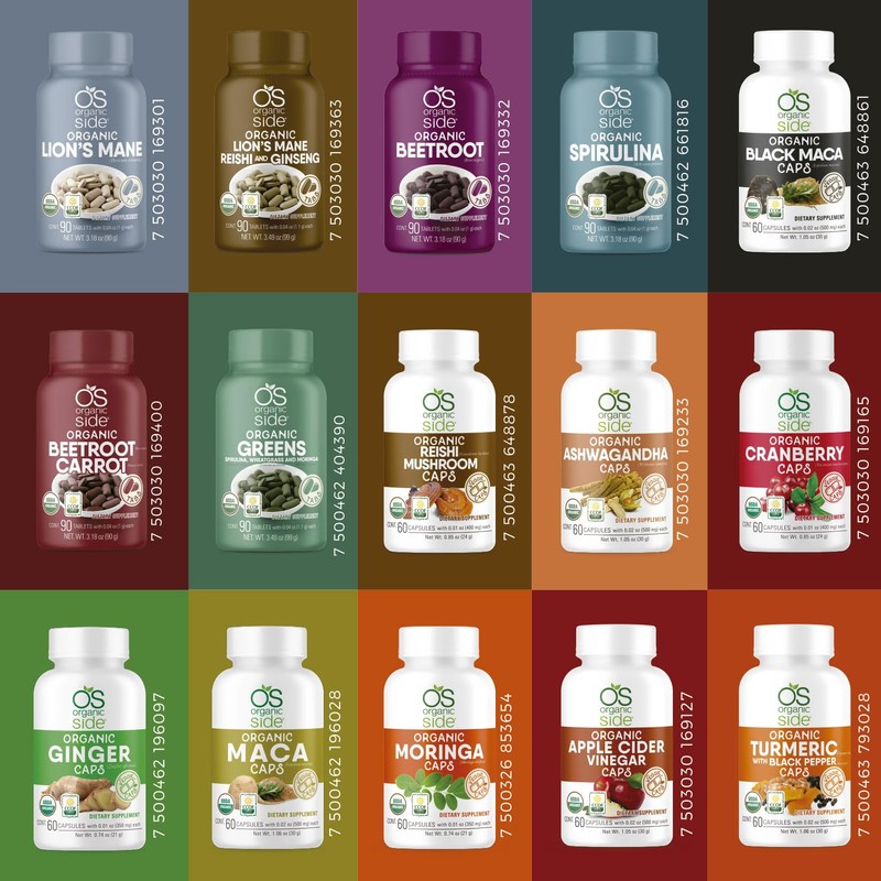 OS Organic Side | Organic Ginger Capsules | Digestive Health