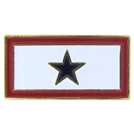 US Flag Store Service Blue Star Flag Lapel Pin