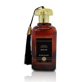 PEARLANERA MALAK, a Ambery Oud, Smoky Rose and Wood Scent Accords. Arabian Perfume for Men and Women. Perfume Arabe (Unisex Cologne) 3.4 Oz