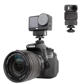 Cold Shoe Mount With Magnetic Quick Release for DJI Osmo Action 6 & DJI Osmo Nano – Versatile Expansion Tool for Dual-Angle Shooting, Aluminum Alloy, 1/4" Screw Hole, for Tripods and Selfie Sticks