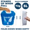 Water Carrier Camping Bottle Collapsible 2 x 5L BPA Free