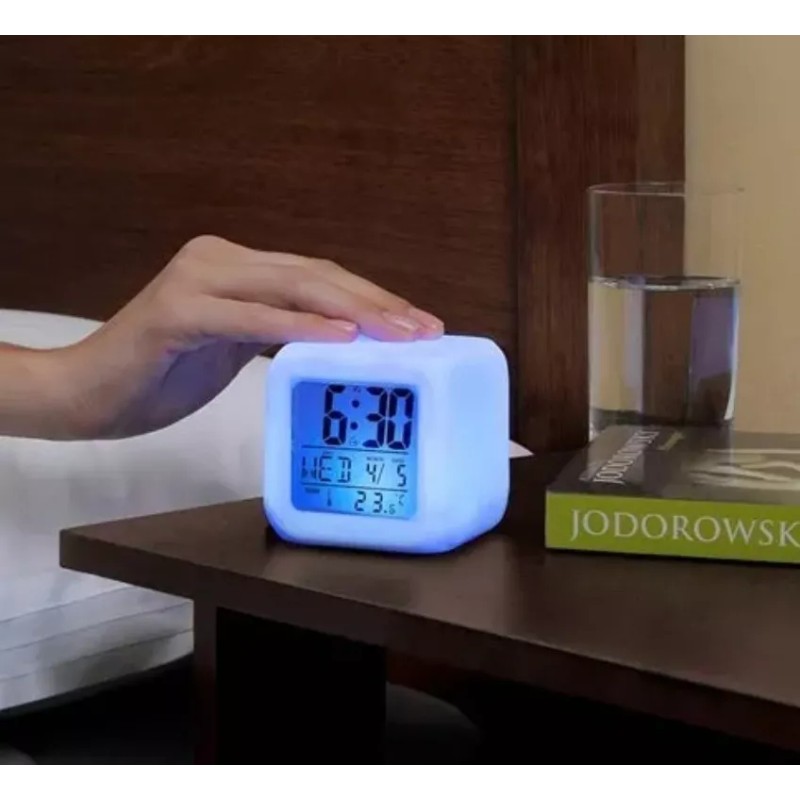 Betterware Reloj Despertador Colores 8 Melodías Mide La Temperatura