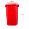 Contenedor Para Residuos Punzocortantes Rpbi 4 Lts Bote Roj