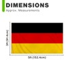 3ft x 5ft Germany Flag - 91cm x 152cm German