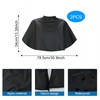Granvoo Pack of 2 Short Hairdressing Capes, Haircut Hairdressing Capes,