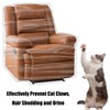 Imperius Clear Thick Heavy Duty Water Resistant Armchair/Recliner Cover,Waterproof Plastic