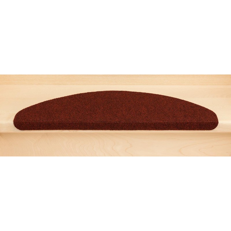 Kettelservice-Metzker Ramon Half Round Stair Mats Bordeaux Pack of 1