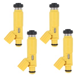 ApplianPar Set of 4 yellow Flow Matched Fuel Injector Nozzles for Toyota RAV4 2.0L 2001 2002 2003 2325028050 23250-28050
