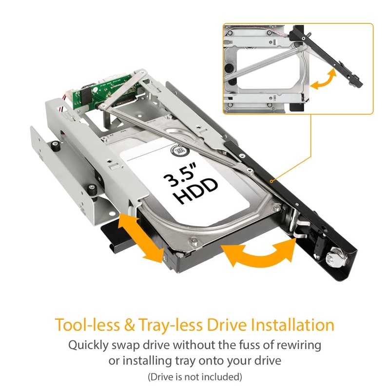 ICY DOCK TurboSwap MB171SP-1B - SATA/SAS Hot Swap Mobile Rack