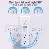USB Multi Plug Outlet Extender - YISHU Surge Protector with