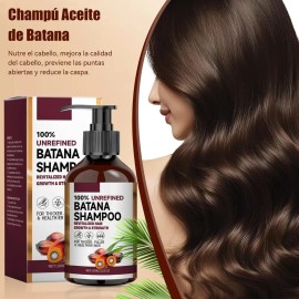 Pack Champú de Batana y Romero para Crecimiento del Cabello, Libre de Sulfatos