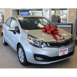 22" Big Magnetic Car Bow - Made in USA (Red)