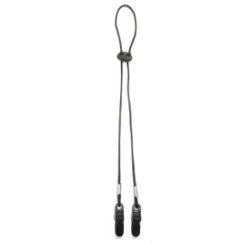 Adjustable Hat Strap Clips with Cord Lock for Golfing, Fishing,Camping, Hiking, Sailing, Jogging, Rock Climbing and Other Sports Black