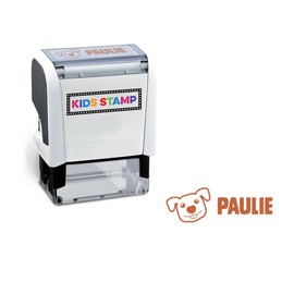 Infusion Kids Stamp Self-Inking Name Stamp - Choose from 17 Vibrant Ink Colors