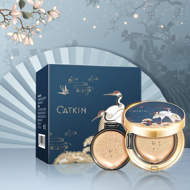 CATKIN X SUMMER PALACE Foundation for Mature Skin, Full Coverage