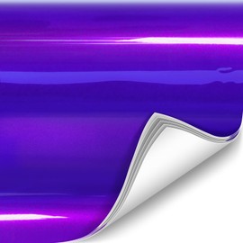 ColorFusion PPF by VViViD, Gloss Flip Purple Blast Dry Apply PPF Vinyl Car Wrap Roll 6ft x 5ft