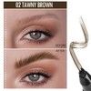Eyebrow Pencils, Upgrade Eyebrow Pen with Brow-Fection Angled Brush, Hair-Like