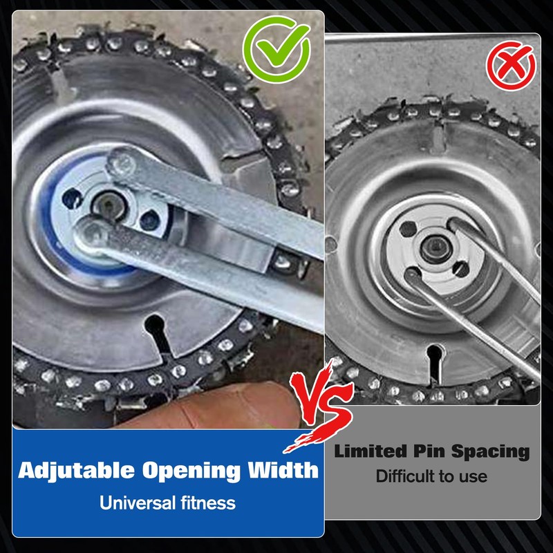 LEONTOOL Universal Pin Wrench, Pin Diameter 0.2 inch (4 mm),