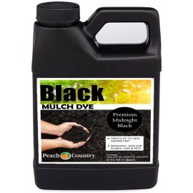 Peach Country Premium Black Mulch Color Concentrate - 2,800 Sq. Ft. - 1 Quart