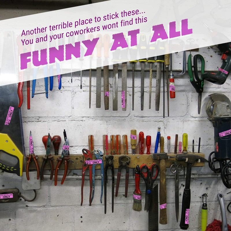 Rectal Use Only Stickers - Funny Gag Gifts for Adults