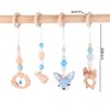 LJSWONLY 4 Pieces Baby Hanging Pram, Hanging Rattle Toy, Baby