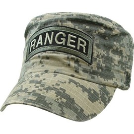 U.S. Army Ranger Flat Top Cap,Digital Camo,Adjustable