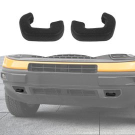 RT-TCZ Tow Hook Covers Bumper Tow Hook Covers Rubber Protector Cover Exterior Accessories for Ford Bronco Sport 2021-2025 (Black)