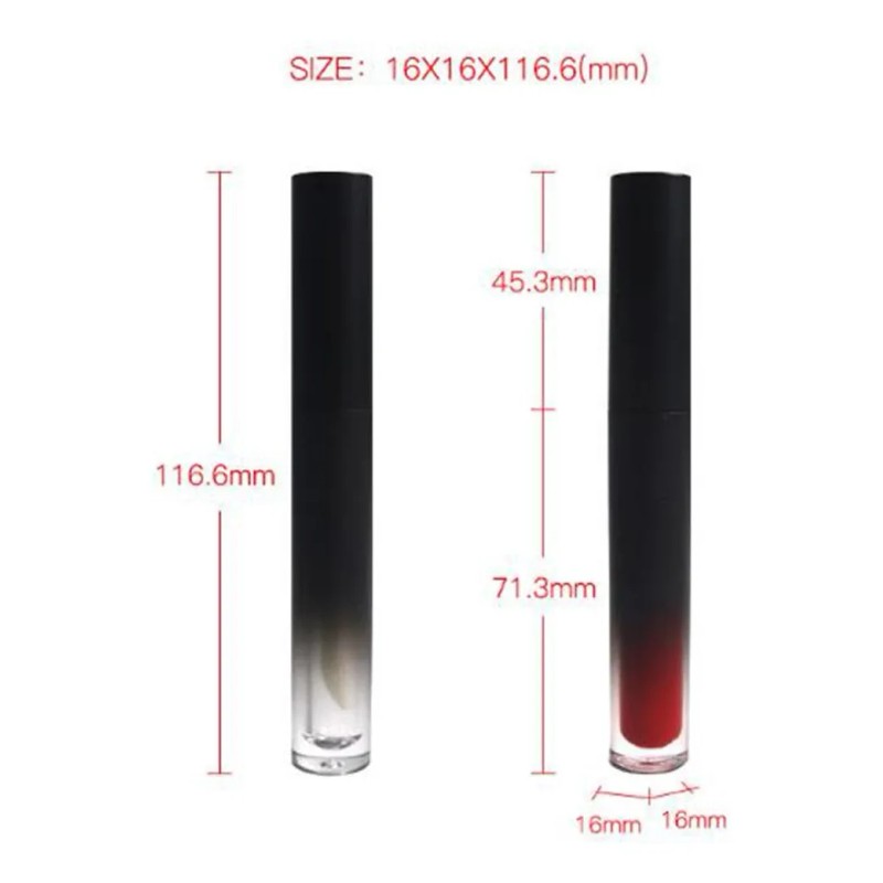 Set De 3 Tubos De Labial Brillante Recargables - Envase