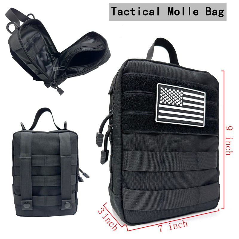 STOLCA Universal Tactical Vehicle Seat Back Organizer Bag Tactical Molle