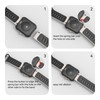anyloop Silicone Replacement Straps Compatible Smart Watch Ultra CW01, Liquid