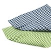 namioto haf102104 Placemat, Navy & Green Check