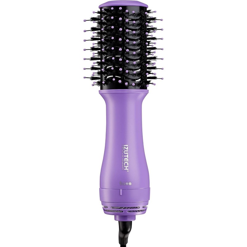 Toro Portable 2-in-1 Hair Dryer with Volumizing Brush (Iris Purple)