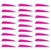 sourcing map Arrow Vanes Arrow Fletching 4" Shield Shape Turkey