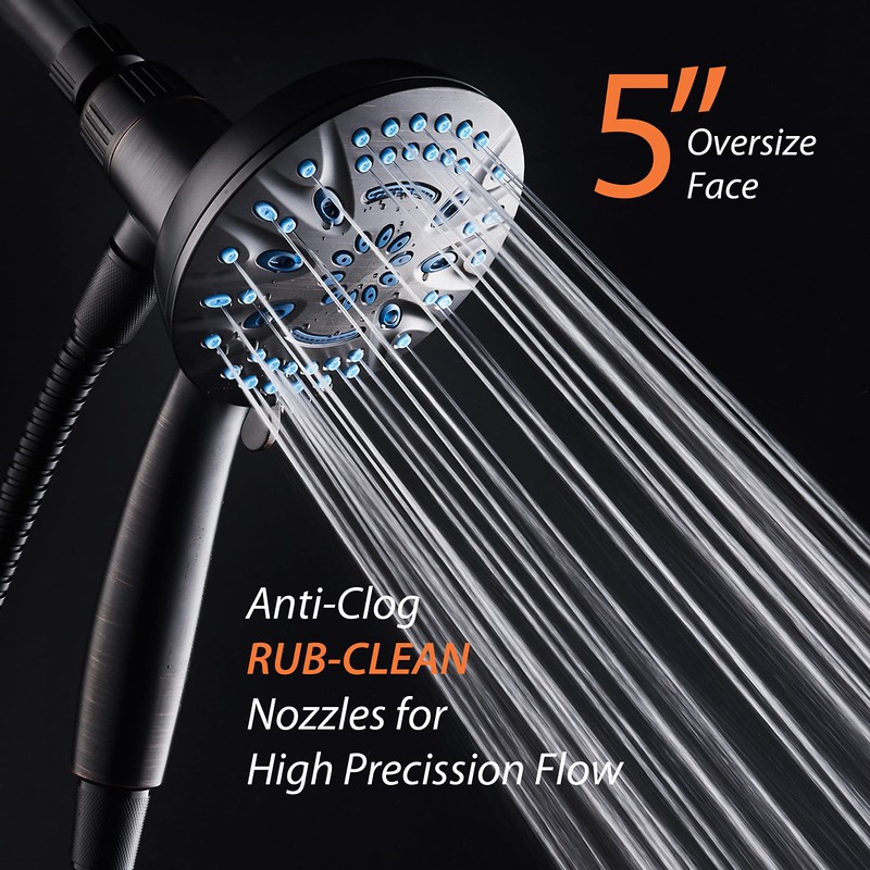 AquaCare Magneton High-Pressure 8-mode Handheld Shower Head with Magnetic Guidance