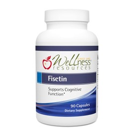 Wellness Resources | Fisetina – 100 mg, 90 Cápsulas – Suplemento Alimenticio para Memoria y Enfoque