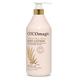 Cocomagic Coconut Shea Butter Body Lotion | Deeply Hydrating & Non-Greasy Moisturizer for Soft, Smooth Skin | Paraben-Free & Gentle for All Skin Types (32 Fl Oz)