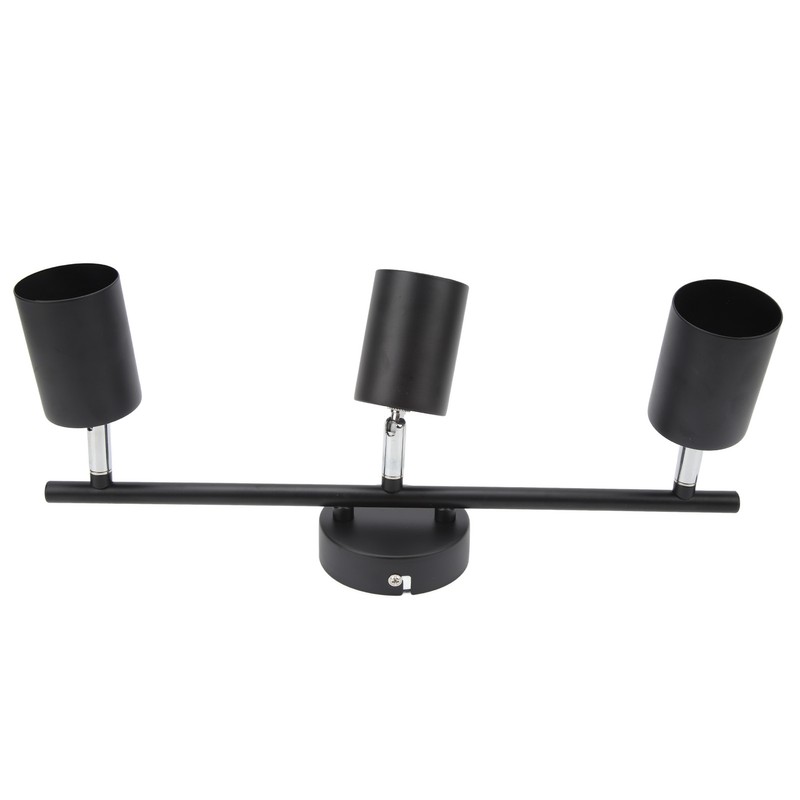 LED Track Light Kit 3 Heads 15.9in Arm 90 Degrees