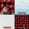 JHDZDHY 6 Pack Christmas Snowflake Tablecloth Disposable Christmas Plastic Tablecloth