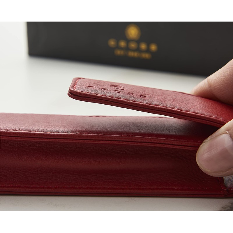 Cross Red Leather Single Pen Pouch