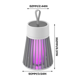 HOVCEH Mosquito Trap, Mozzguard Zapper, Insektenvernichter, Mückenlampe, Mückenfalle Elektrisch, USB Tragbar Mücken Fliegenkillerfalle, Mückenfalle mit UV-Lampe für Schlafzimmer, Innen, Aussen Gärten