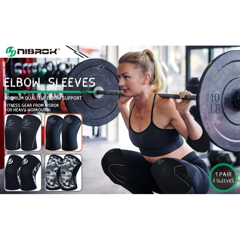 Knee Sleeves (1 Pair), 7mm Neoprene Compression Knee Braces, Great