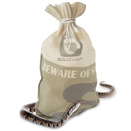 IC ICLOVER Snake Reptile Bag with Drawstring, 20 x 28 Inch Heavy Duty Large Snake Hunting Sack Pouch with Sewn Bottom Corners for Moving Transporting Capturing Hunting Catching Rattlesnakes Reptiles