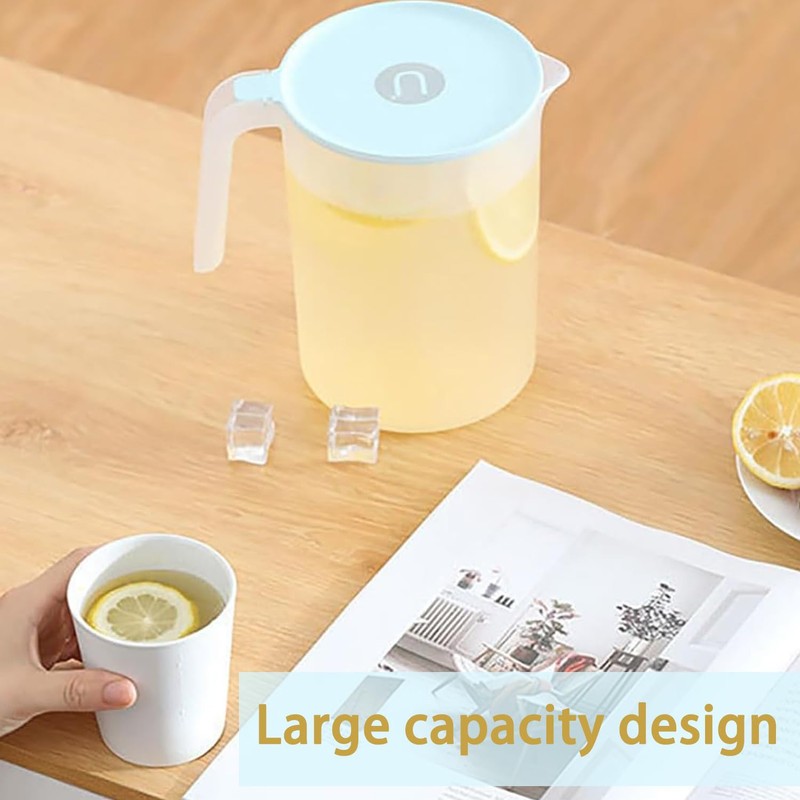 Plastic Jug with Lid, Water Jug Plastic Jug 2.5 L,
