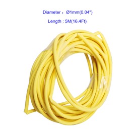 Aoje-Link 1mm ID Yellow Heat Shrink Tubing Shrink Tube 5M (16.4Ft) 1 pc(s)