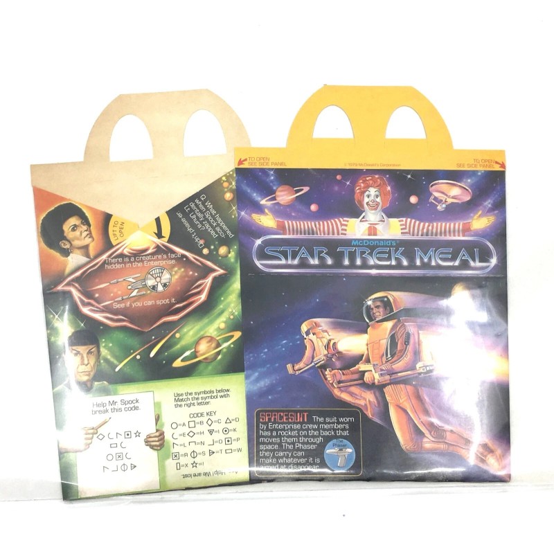McDonald's ORIGINAL Vintage 1979 McDonald's Star Trek Spacesuit Happy Meal