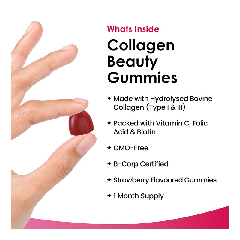 New Leaf Products Collagen Gummies VitaminC, Folic Acid & Biotin